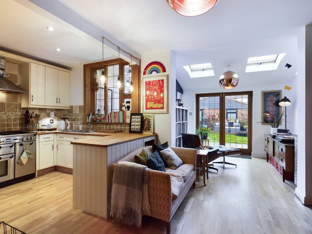 This four bedroom house in Myrtle Grove, Baffins, is on the market for £385,000. It is listed by Chinneck Shaw.