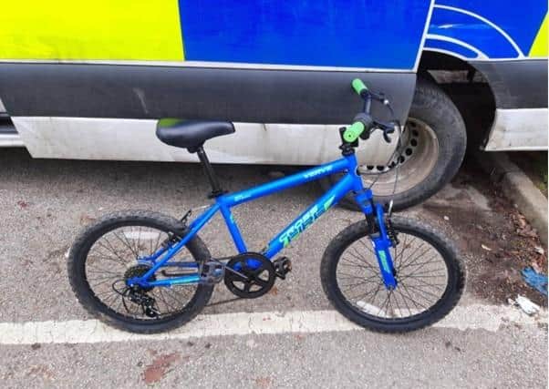 One of the bikes suspected to have been stolen