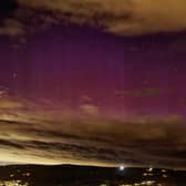 Purple sky in Todmorden taken by Brian Leecy