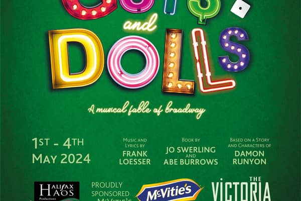 Guys and Dolls is presented by Halifax Amateur Operatic Society at the Victoria Theatre n Halifax