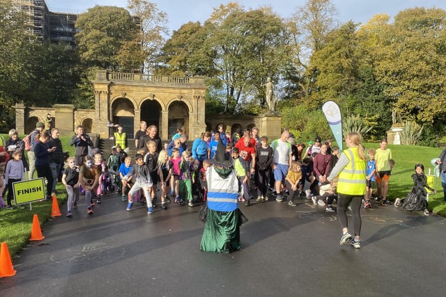 The Junior Parkrun at People’s Park in Halifax celebrated its first anniversary with a spooktacular event