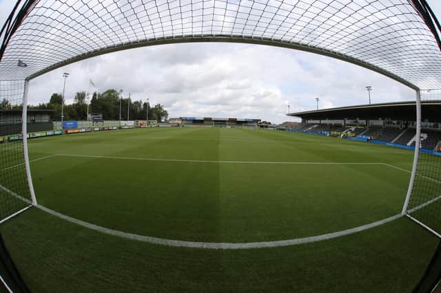 The New Lawn, home of Forest Green Rovers. Capacity: 5,147