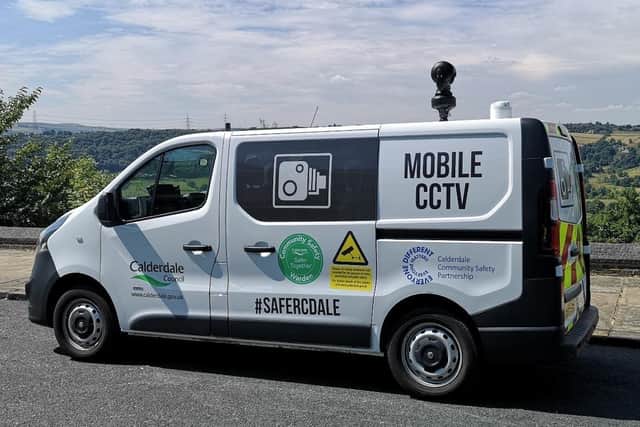 A Calderdale Council CCTV vehicle