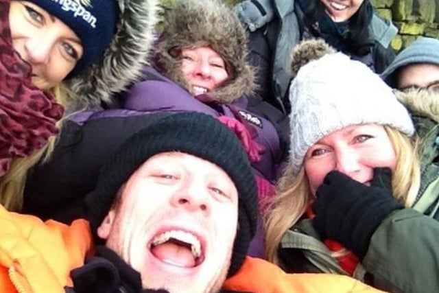 James Norton with some of the Happy Valley crew