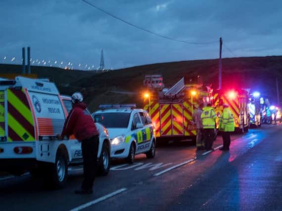 Search teams on Rishworth Moor (Picture by Calder Valley Search and Rescue Team)