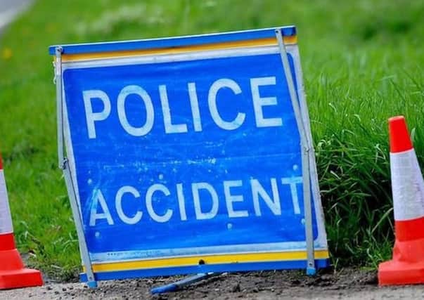 Car crash on Huddersfield Road, Brighouse