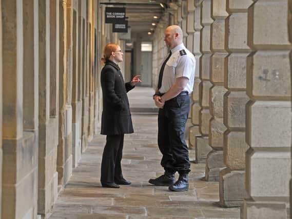 Holly Lynch MP with Chief Insp Nick Smart, Chair West Yorkshire Police Federation