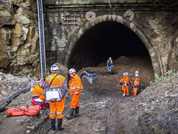 Condition investigation into Queensbury tunnel (Credit: FourByThree)