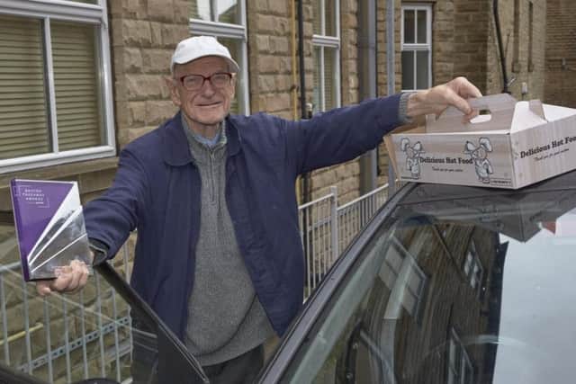 Brian Loughans, 82, was named the best takeaway driver in the country.