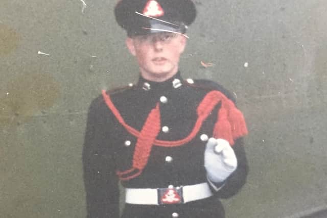 Brian Sykes (Jnr) Junior Infantry Battalion, Ouston, 1990