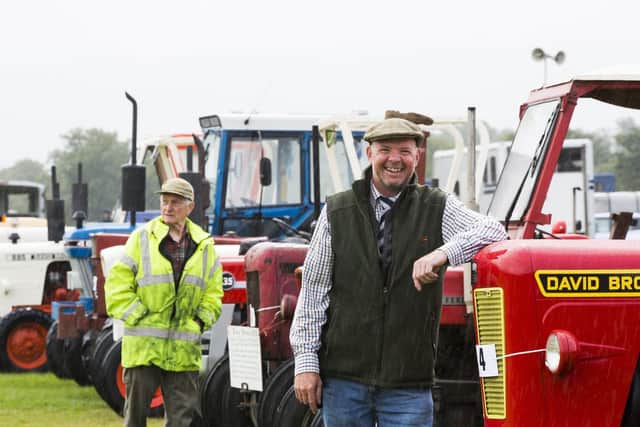 Graham Mellor with his David Brown 990 Implamatic tractor.