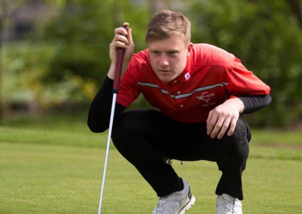 Actions from the Hx-Hudds Junior Team championships, golf, at Elland GC. Pictured is James Edwards