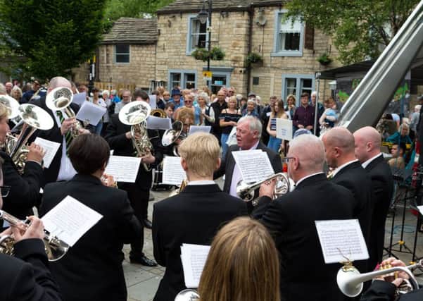 Hebden Bridge Marching Band competition