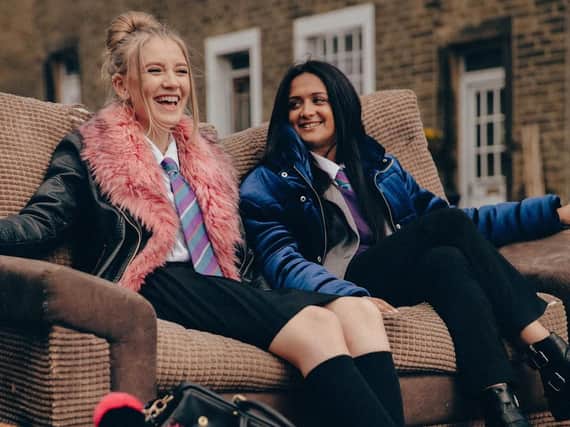 Missy (Poppy Lee Friar) and Nas (Amy Leigh Hickman). Picture by Edward Cooke