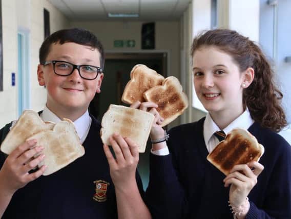 Ryburn Charity Leaders Tom Leung and Lara Dillon, Year 9, are launching the fundraising drive