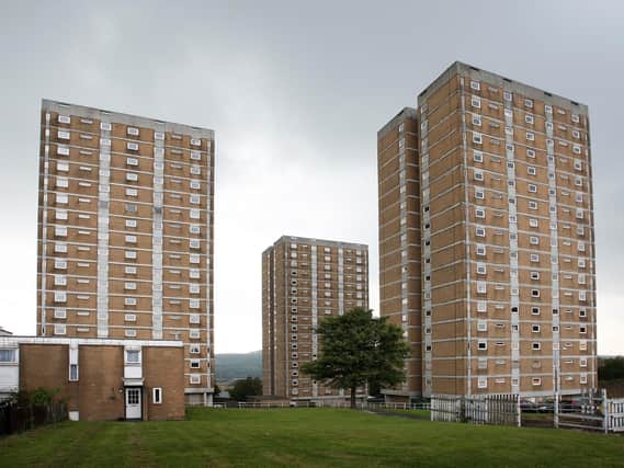 The tower blocks at Beech Hill