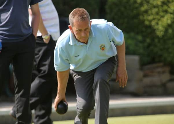 Bowls - Halifax league merit competition at Sowerby Tennis and Bowling Club.
Mark Regan.
