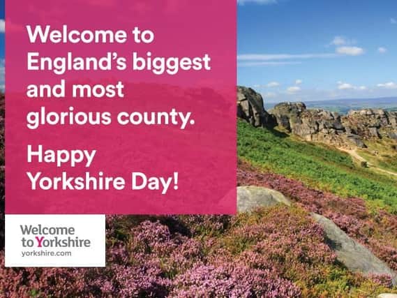 One of the adverts set to appear on billboards across Yorkshire and beyond today.