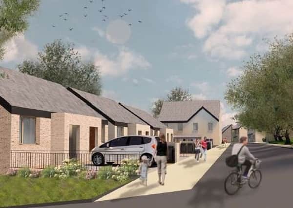 An artist's impression of the new development in Sowerby Bridge