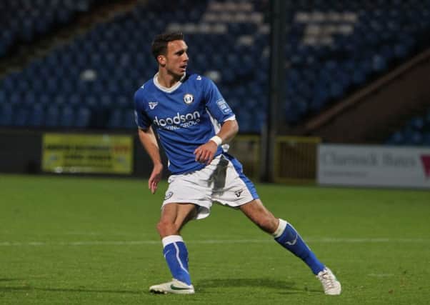Liam Hogan, pictured in action for Halifax, will line-up against his former club on Tuesday night.
