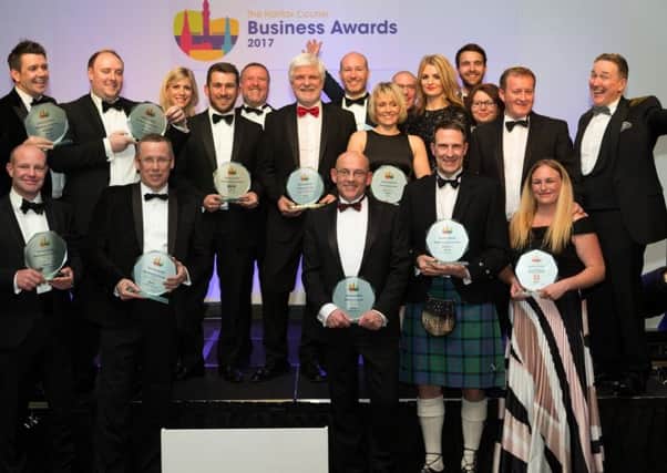 The winners at the Halifax Courier Business Awards 2017