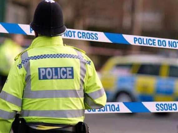 Police are hunting four motorcyclists involved in a suspect arson attack