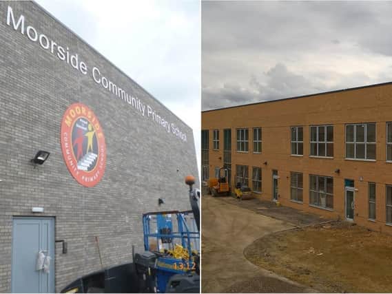 The developments at Copley Primary School and Moorside Community Primary School in Ovenden