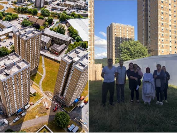 Angry residents on the Beech Hill Estate