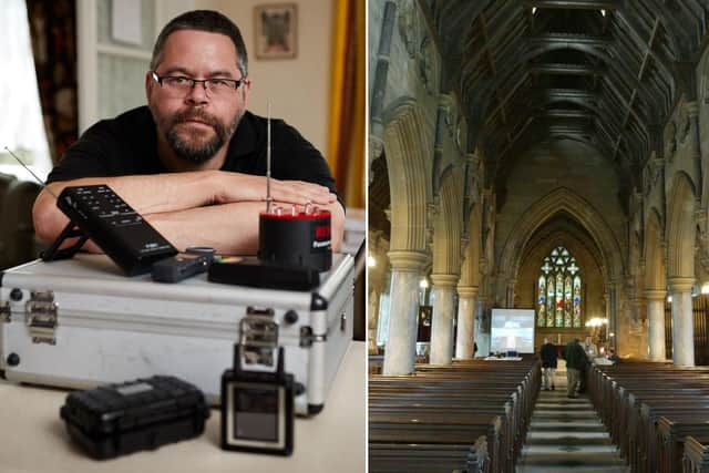 Robert Pyke went hunting for ghosts at a Todmorden church
