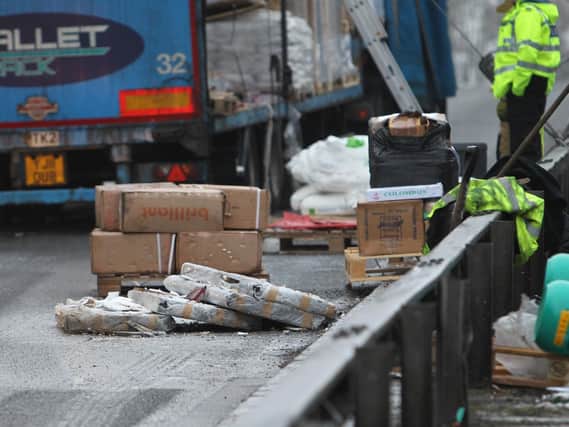 Fines for insecure lorry loads are on the rise