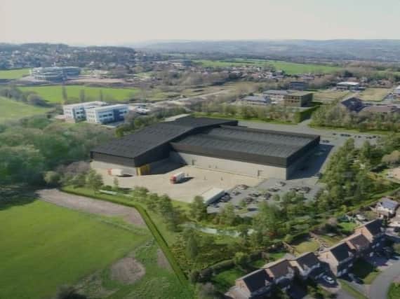 An artists impression of the proposed Aflex plastic hose factory at Bradley Business Park,