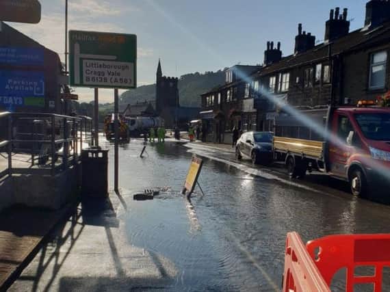 Burnley Road through Mytholmroyd is to reopen earlier than expected (Calderdale Council)