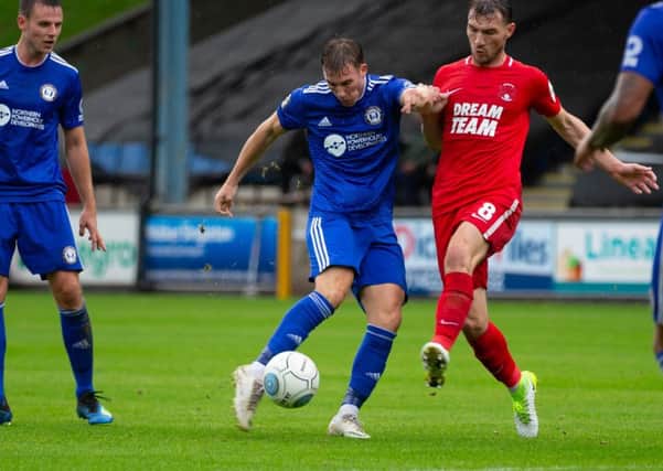 Actions from Halifax Town v Leyton Orient, at The Shay