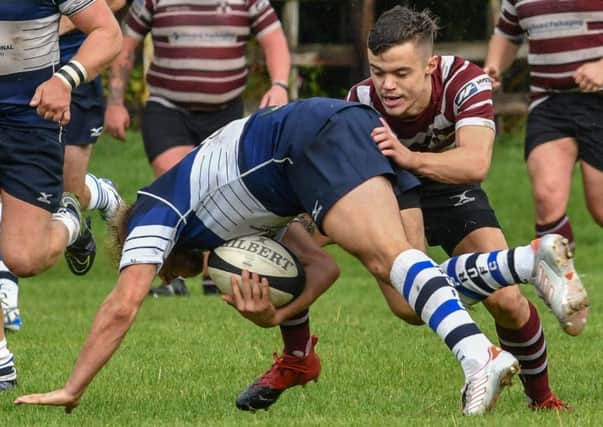 Rishworthians v Pontefract
Will McDonnell tackle