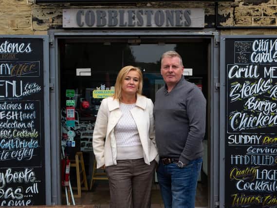 Jayne and Colin Bray, owners of Cobblestones, want more police to help after recent burglaries at their bar and restaurant, the Wharf, Sowerby Bridge