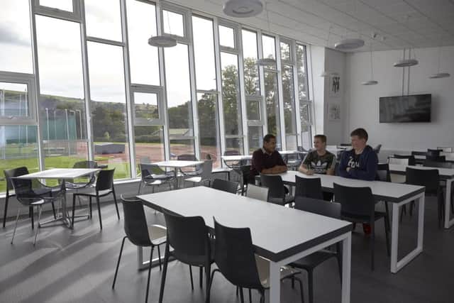 Ravenscliffe High School's new sixth form college at Spring Hall, Halifax.