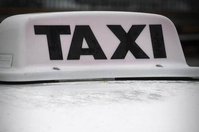 Taxi sign