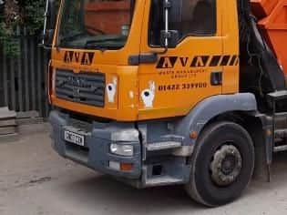 Ava Waste Management trucks are now embossed with the #ITSOKAYTOTALK symbol