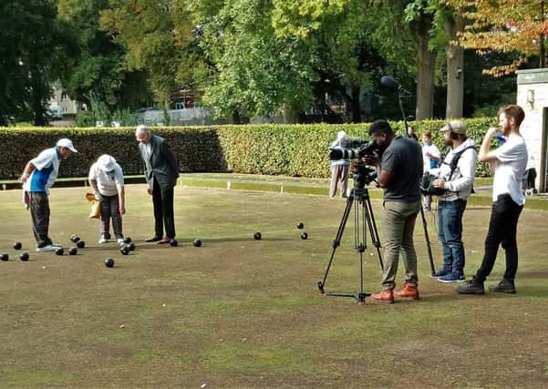 The Pennine Bowling Club were filmed as part of a video to help promote disability sport