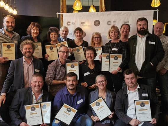 The winners at the Great British Cheese Awards ceremony in London