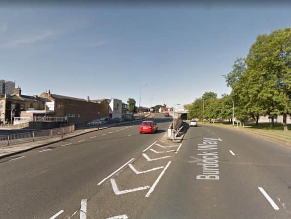 Police have closed Burdock Way in Halifax. Picture: Google