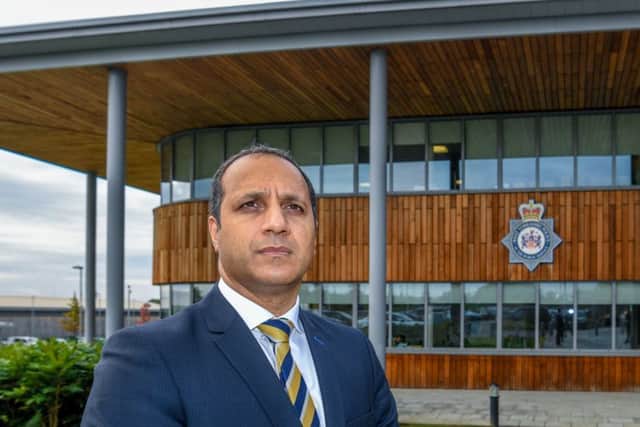 Detective Chief Inspector Jaz Khan leads the West Yorkshire Firearms Prevent Team. Picture: James Hardisty