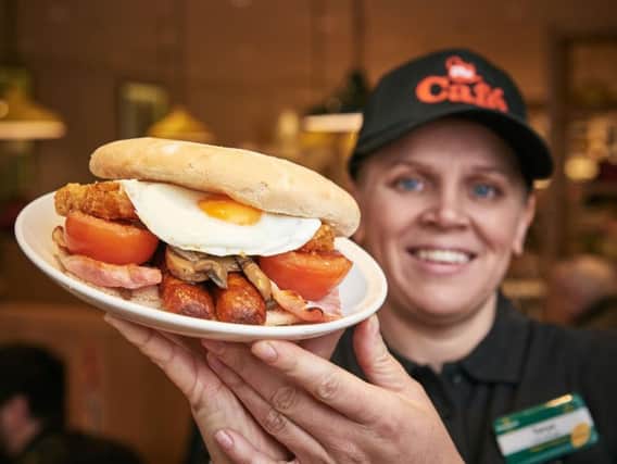 Morrisons has launched its biggest breakfast sandwich yet - the Builders Big Breakfast Butty.