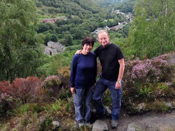 Nick and Fiona Jenkins pictured at Heptonstall.