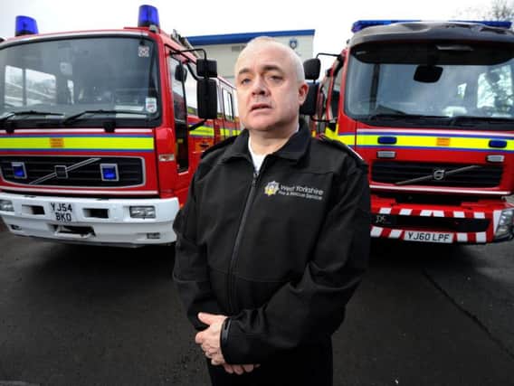 West Yorkshire Fire Service Assistant Chief Officer Dave Walton
