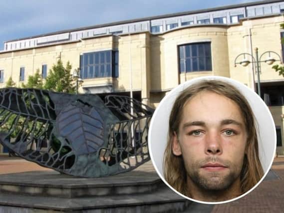 Joshua Brockhill has been jailed after a ram raid of a shop in Hebden Bridge