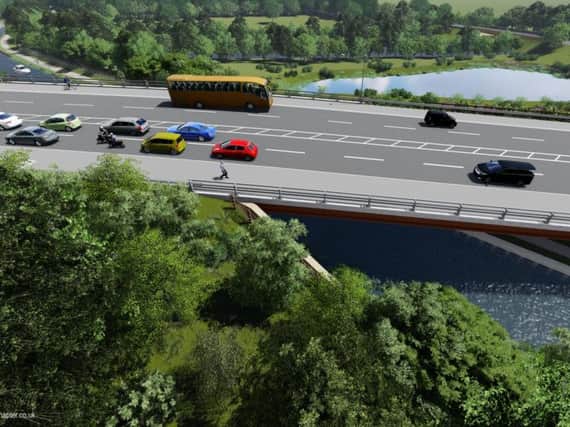 What the bridge from Elland bypass could like in the future (Picture Pell Frischmann)