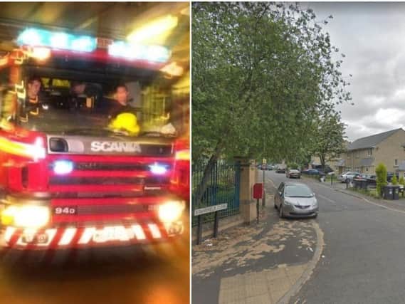 A woman has died following a house fire Stansfield Close, Halifax (Google Street View)