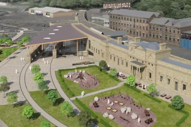 Artist impression on how the new Halifax train station could look like in the future.