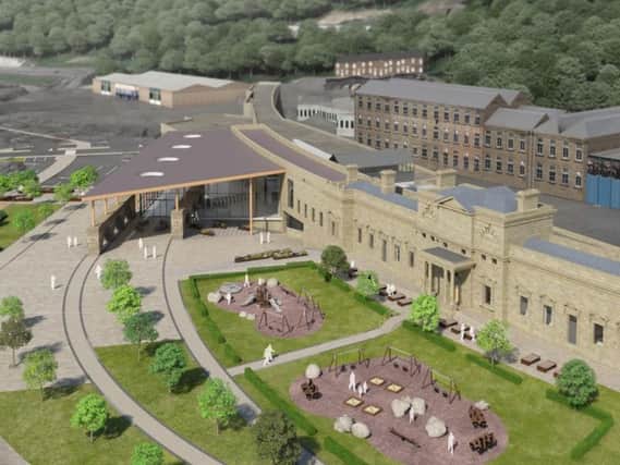 Artist impression on how the new Halifax train station could look like in the future.